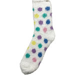 60 Pack Fuzzy Socks in Assorted Designs Size 9-11