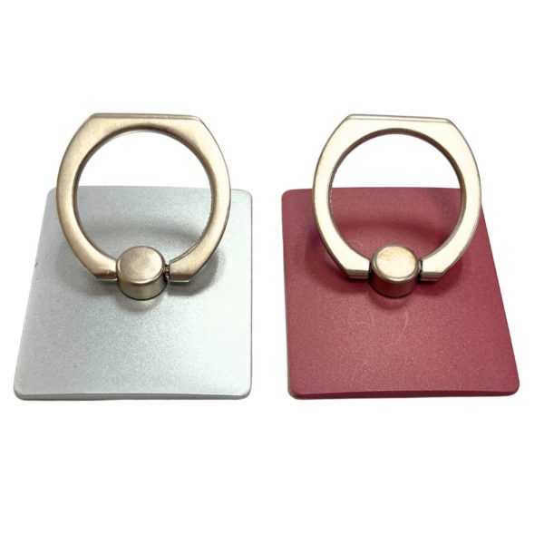 EG Tech 2 Pack Square Adhesive Cell Phone Ring Grip and Stand