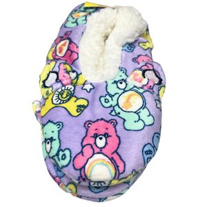 Fuzzy Babba 1 Pack Ladies Care Bears Slippers in Assorted Sizes