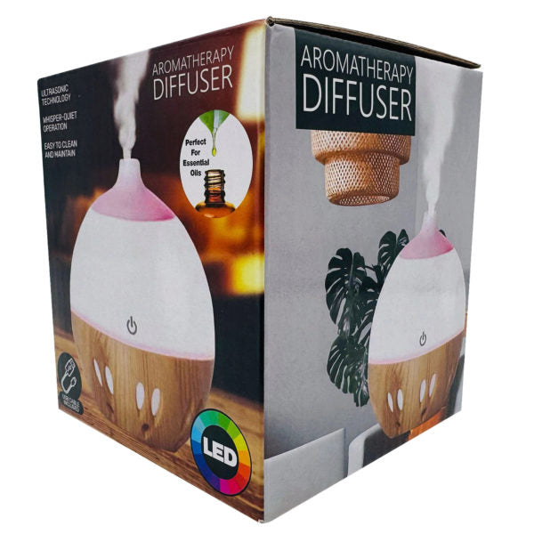 Color Changing Round Bowl Vase Aromatherapy Diffuser