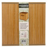 12" x 12" Collapsible Plain Bamboo Storage Basket